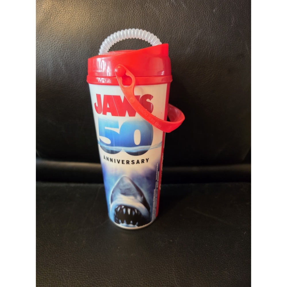 Jaws 50th Anniversary 2025 Universal Studios Red Coca-Cola Freestyle Sipper Cup